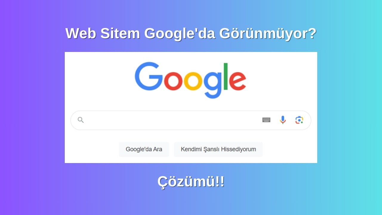 Neden Web Siteniz Google’da Çıkmıyor