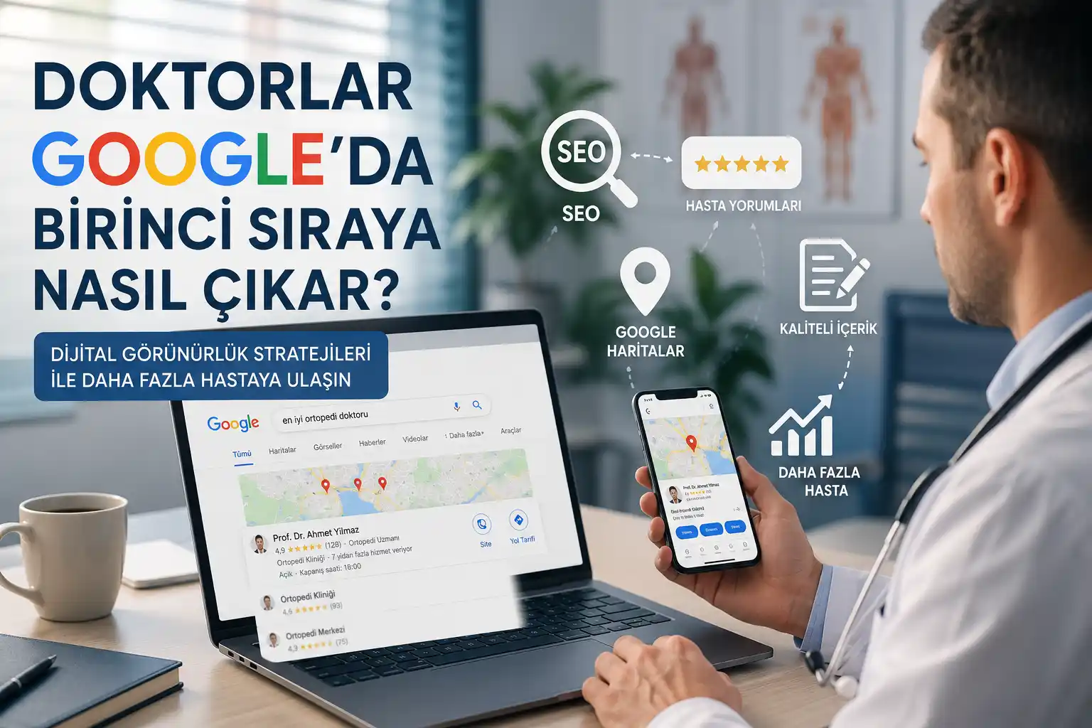 Doktorlar Google'da Birinci Sıraya Nasıl Çıkar?