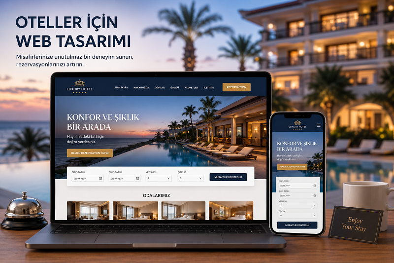 Oteller İçin Web Tasarımı
